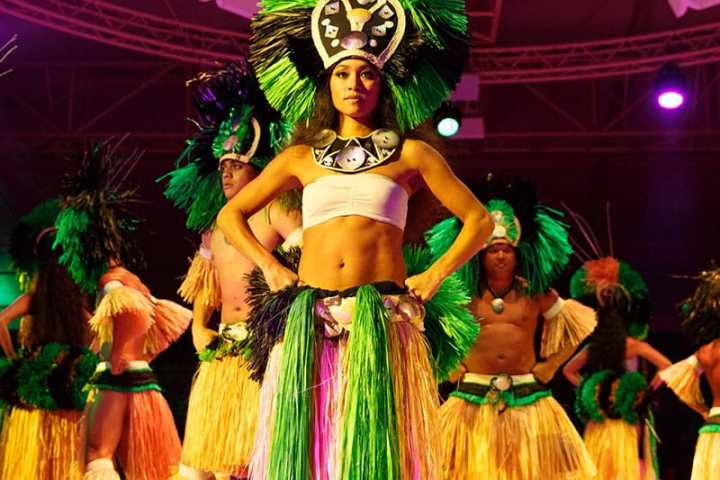 a group of people on a stage