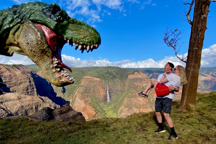 a man jumping in the air