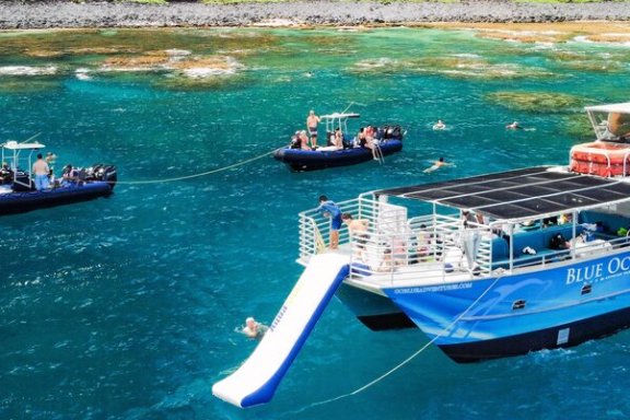 a small boat in a body of water