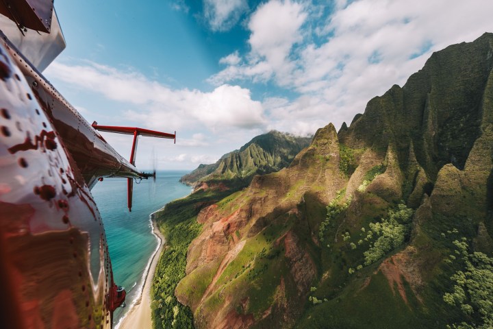 a view of a rocky mountain