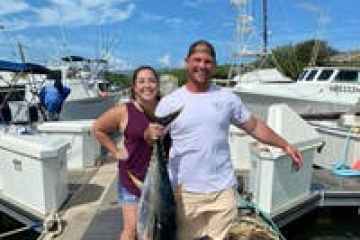 a group of people standing on a boat