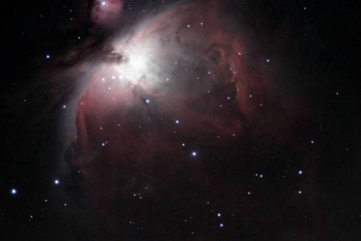 fireworks in the night sky