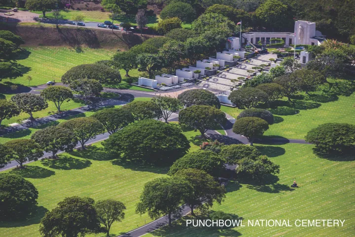 a castle on top of a lush green field