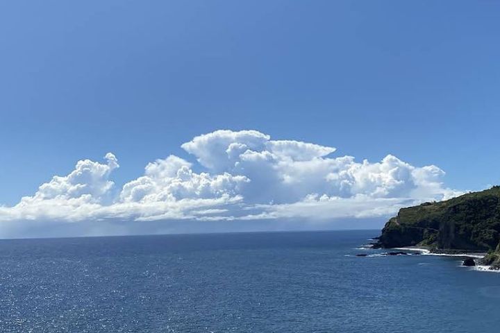 an island in the middle of a body of water