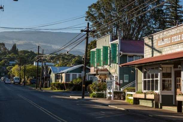 a view of a city street