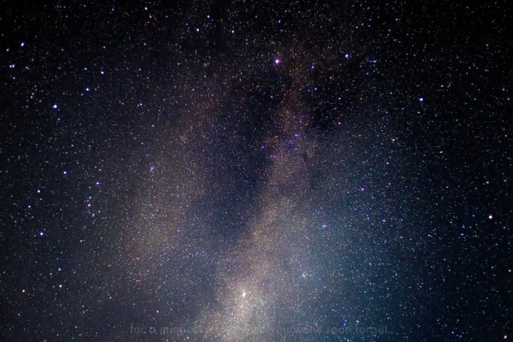 Star-filled night sky with a prominent milky way band.